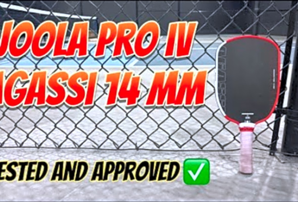 JOOLA PRO IV AGASSI 14mm - Paddle Review