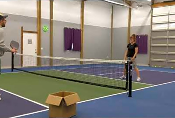 When to Attack off the Bounce at the Net in Pickleball