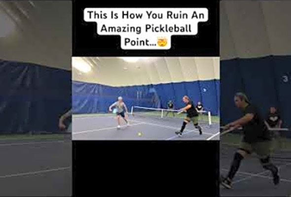 This Is How You Ruin An Amazing Pickleball Point! #pickleball #fyp #viral #shorts #reels