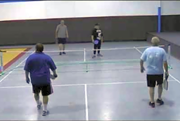Pickleball (Middle Level) at Power Play in Hesperia, CA 8-9-2016