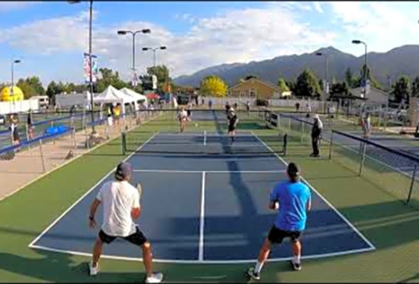 Pickleball: Gabe Andersen/Ky &quot;The Cowboy&quot; McMakin vs David Dunkley/Max Nadauld 8/19/22
