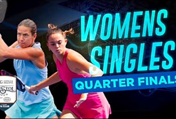 Salome Devidze v Ava Ignatowich at the IHG Hotels &amp; Resorts Bristol Open Presented by Deep Eddy