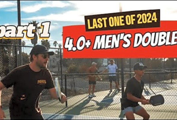 4.0 Men&#039;s Doubles - Can I Win My Last Pickleball Tournament of 2024? Part 1/2