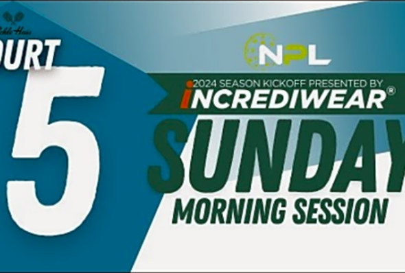 National Pickleball League in Chicago, IL presented by Incrediwear - Sunday AM Court 5 (2024)