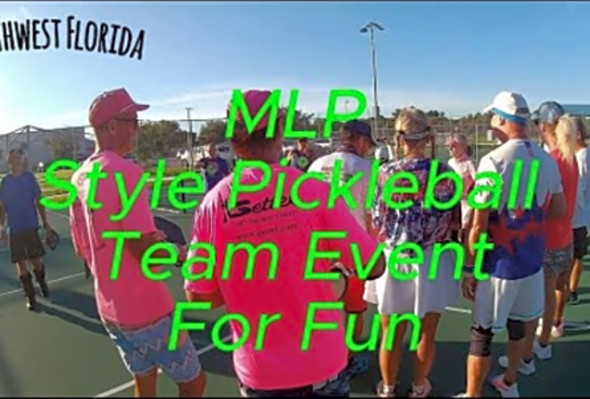 MLP Style Pickleball Team Fun Day - Four MXD Teams - Round One: &quot;Responsible Dinkers&quot; vs &quot;Rat B&#039;s&quot;