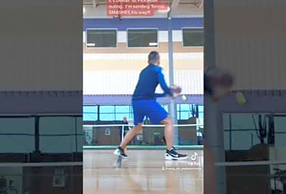 My way of welcoming him .. #shorts #pickleball #viral