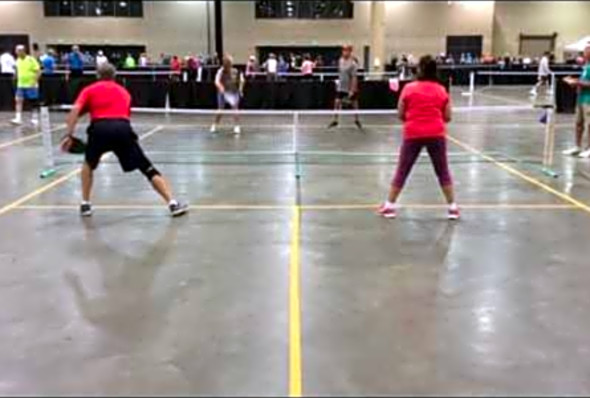 2017 National Senior Games Pickleball Championships - Mixed Doubles 65-69 - Loser&#039;s Bracket - Rd 3