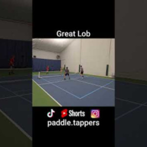 Great Lob #pickleballhighlights #pickleballdoubles #mlp #ppa