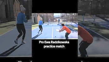 Actual pro Ewa Radzikowska practice match point #pickleball #pickle #pickleballhighlights #druh 5.2