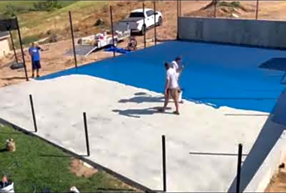 Backyard Pickleball/Basketball Court