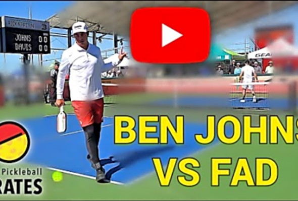 Pickleball Men&#039;s Single Pro Featuring Ben Johns and FAD