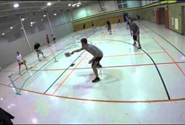 Week 9 Game 2 Fall 2015 Pickleball Ladder League