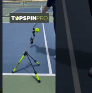 Use Your TopspinPro for Pickleball To Practice Slice