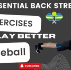 Essential back strength exercises for pickleball