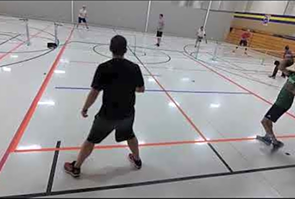 Week 8 Game 2 Winter 2017 Pickleball Ladder League