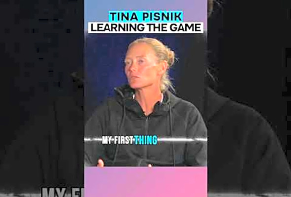 Pro Tina Pisnik on how she got better with the help of two surprising pros! #Pickleball