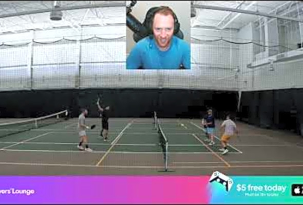 MikeSean HUMILIATED by ZachErnest on Mike&#039;s birthday (4.5 NOLA Pickleball)