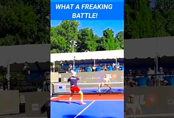 Epic Pickleball Battle - Intense Rally and True Sportsmanship! #pickleball