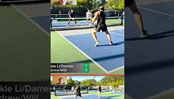 4.0 Match Analysis #pickleballtips #shorts #pickleball