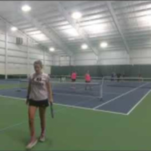 Dink 4 Pink Pickleball Team event - Four player teams played WD, MD, and...