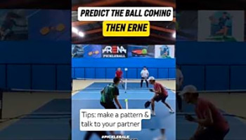 CREATE THE ERNE&#039;S SHOT, DON&#039;T WAIT #pickleballtips #pickleballtraveler