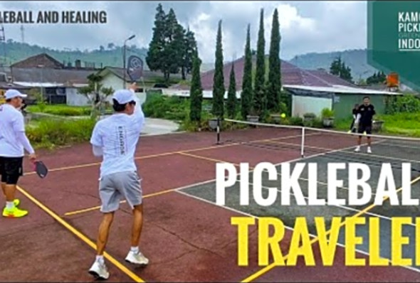 PICKLEBALL TRAVELER in highland - Rec Play Bastian-Bugie v Alex-Septian #pickleballindonesia
