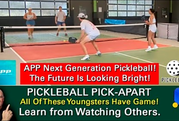 Pickleball! Future Stars Of Tomorrow! How Good Are These Young Players? Learn By Watching Others!