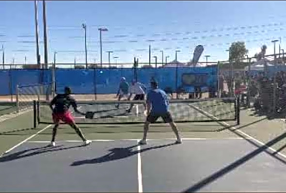 Straddle Kitchen And Sideline For Easier Attack - Pickleball Offense