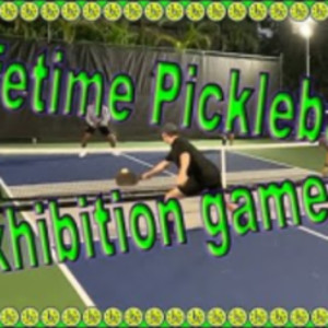 Exhibition games at Lifetime Pickleball Boca Raton