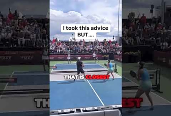 Did I Take This Pickleball Advice Too Far? #pickleball