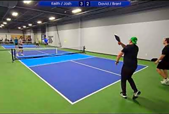 Keith and Josh vs. David and Brent - 4.0 Pickleball Match