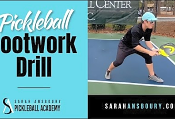 Pickleball Footwork Drill with Sarah Ansboury