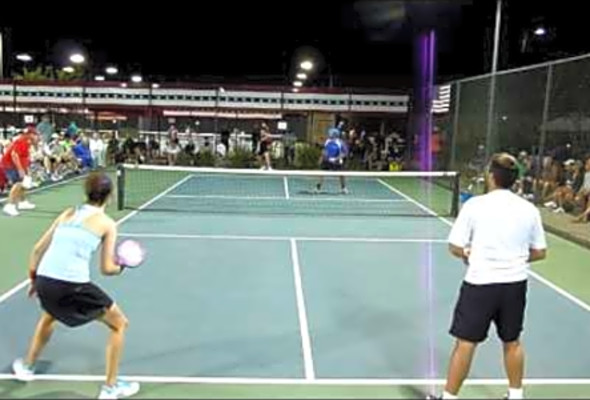 USAPA Pickleball Nationals 2013 Mixed Doubles 19 Championship video presented by Valenti Sports