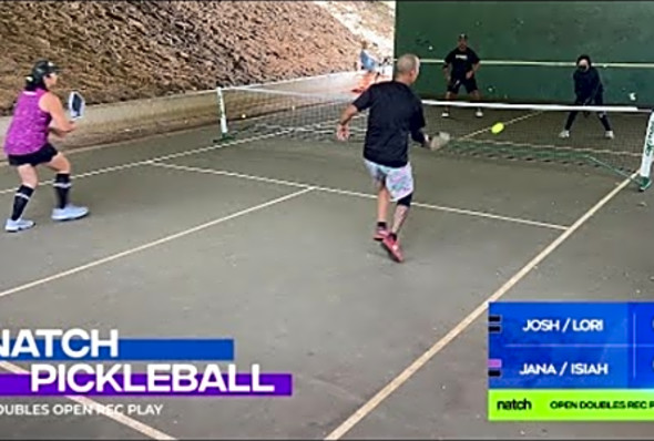 Pickleball Mixed Doubles Rec Play feat. Jana/Isiah vs Josh/Lori