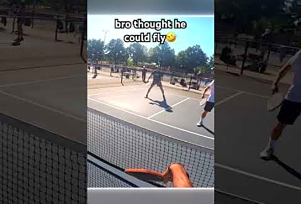failed the takeoff, landed the point #pickleball
