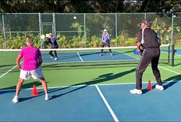 Pickleball: &quot;Red Light, Green Light&quot;, Deb Harrison