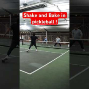 Shake and Bake in #pickleball is nothing but you perform a drive and the...