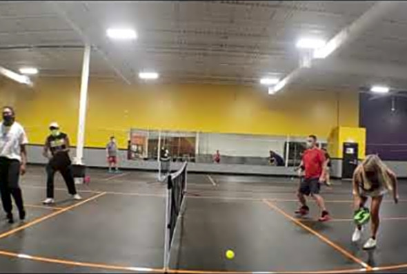 Karen/AP vs Coach Z/Tubo at Pickleball Mania