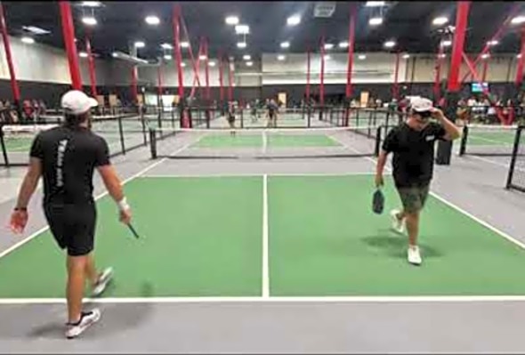 Elite Pickleball MLP March Madness DUPR 16 Pool Play Steve/Pascal vs Eranators