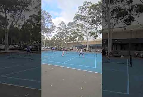 The unexpected ATP- pro mixed doubles Pickleball in Aus #pickleballhighlights #propickleball