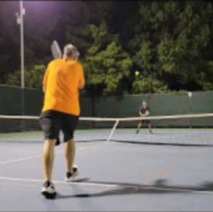 Glenn vs Rich Singles Half-court vs Full-court Sept 28th Pickleball matc...