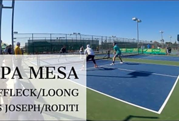 PPA Mesa Grand Slam 55k PRO Mens Doubles, Affleck/Loong vs Roditi/Gabe 1 game to 15