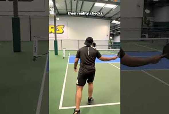 Me Hyping My Skills and the Reality #pickleball #viral #trending #pickleballclinic #shortsfeed