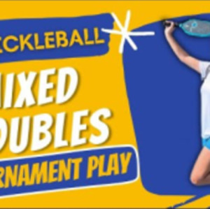 5.0 Mixed Doubles Pickleball Match at Round Robin Tournament in Florida