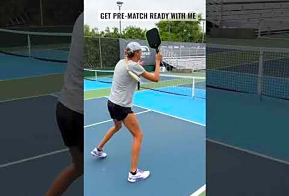 Get pre match ready with me. #grwm #pickleball #shorts