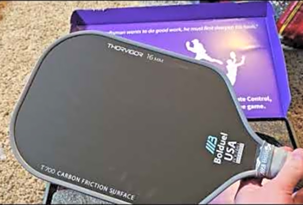 Pickleball Paddles Pro-Level, Carbon Fiber Pickleball Paddle with a 16mm Polymer