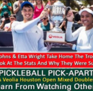 Pickleball! PPA Veolia Houston Open Championship. Johns/Wright vs Bar/Pi...