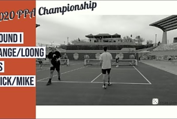 2020 PPA Championship Mens Pro Doubles, Lange/Loong vs Mick/Mike