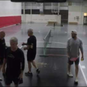 PART 1: Indoor Pickleball Match June 11 2022 Drew &amp; Farhad vs Derek &amp; Ji...
