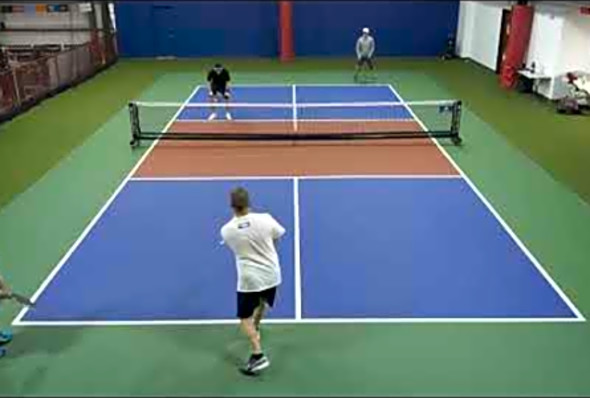 Monday Night Pickleball Match 3 - Game 1 ft. Trevor Sawyer vs Tan Jay